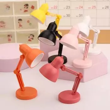 Мини-светильник для книг с зажимом, светодиодная настольная лампа, складная ночная лампа для дома, компьютерная ночная лампа для глаз, дорожная лампа для книг, бытовая техника чёрный