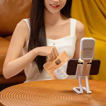 Мини светодиодная камера, 3-цветная RGB подсветка, USB перезаряжаемая видеолампа для селфи-видеоблога Style D