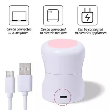 Мини светодиодная лампа для дизайна ногтей с интеллектуальным датчиком, портативная лампа для выпечки лака для ногтей, аппарат для светотерапии ногтей