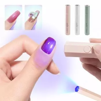 Мини светодиодная сушилка для ногтей, машинка для гелевых ногтей, фонарик, портативная лампа для ногтей, инструменты для дизайна ногтей белый
