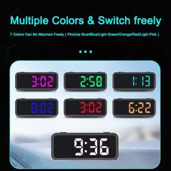 Мини светодиодный цифровой спидометр GPS автомобильный HUD Head Up Display MPH/KMH универсальный для A