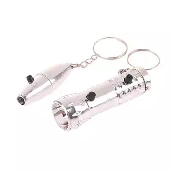 Мини светодиодный фонарик-брелок с фиолетовым светом Blu-Ray фонарик с ультрафиолетовыми лучами для обнаружения денег Портативный двойной фонарик-вспышка A1