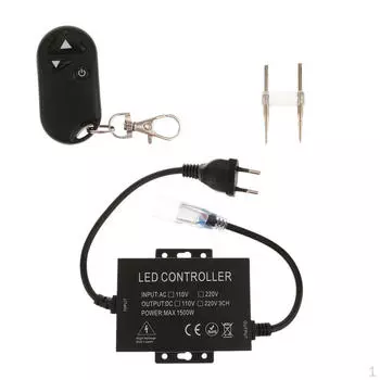 Мини светодиодный пульт дистанционного управления для RGB-ленты, режимы освещения своими руками, 220 В — вилка европейского стандарта