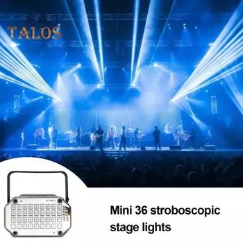 Мини светодиодный стробоскоп с ручкой, супер яркий, регулируемый, многоцветный, активируемый звуком, диско-вечеринка, мигающий стробоскоп US Plug Colorful Light