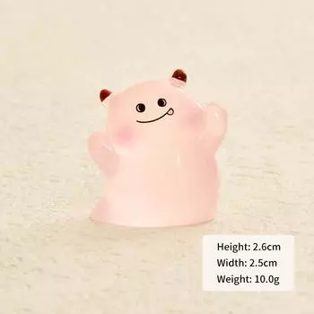 Мини светящийся Хэллоуин Призрак Украшение Мультфильм Кукла Микро Пейзаж Кукольный Дом Модель Автомобиля Интерьер Домашнего Рабочего Стола Украшение A6