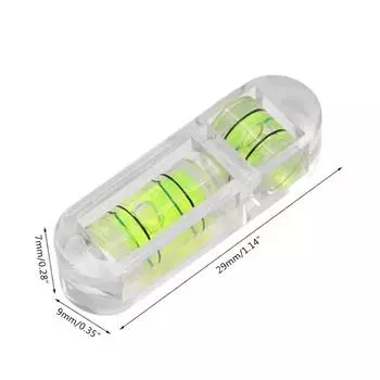 Мини-Т-образный пузырьковый измерительный уровень, акриловый регулировочный прибор, двумерный