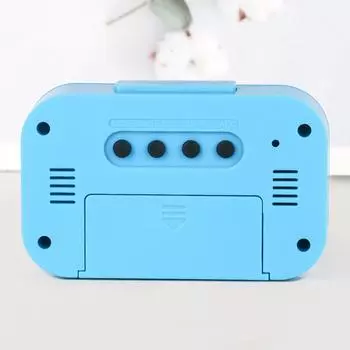 Мини-таймер, умные часы, детский будильник, студенческий тайм-менеджер, настольный, бесшумный, прикроватный, электронный, маленький будильник 90MM чёрный