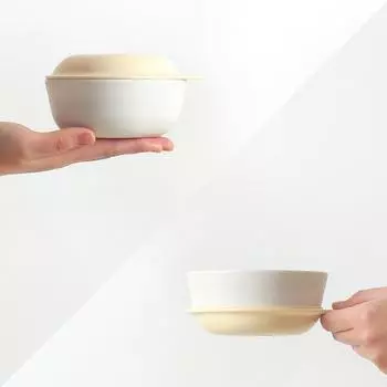 Мини-тарелка для малышей Tackaon Nemo Ecozen S (крышка или блюдце для риса) yellow