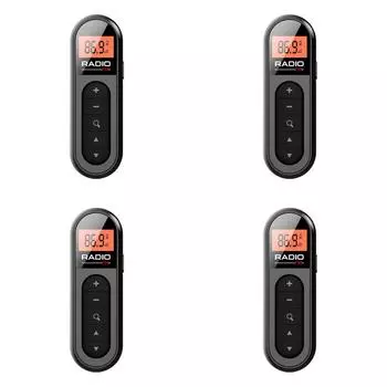 Mini-Taschen-FM-радио, 76–108 МГц, Wiederaufladbares Lavalier-Radio fr Sportver