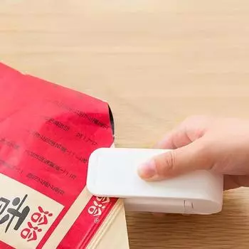 Мини-тепловой пакет, упаковщик для упаковки, портативный пластиковый пакет, зажим для запечатывания, машина для хранения продуктов, уплотнение для закусок, кухонные гаджеты жёлтый