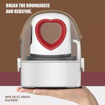 Мини-термопресс для печати на футболках, легкий термопереносный пресс, железные машины для сумок для одежды without vibration motor us-2 белый
