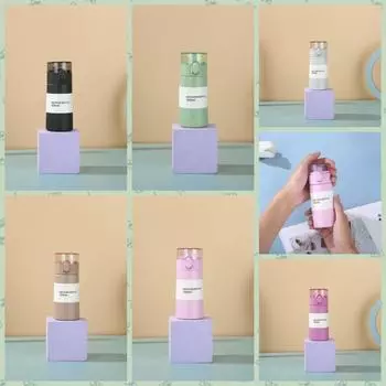 Мини-термос-чашка с открыванием одной кнопкой 150/250 мл, термокружка с карманом, изолированная чашка для девочек и детей pink-150ml