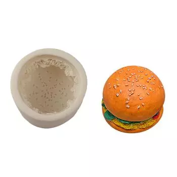 Мини-тост-хлеб, мыло, силиконовая форма, имитация свечи, силиконовая форма, декоративная имитация еды, хлеба, печенья, смоляные формы F розовый