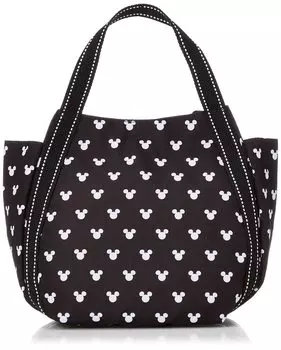 Mini tote bag Mitsumaru all over [Disney] DMK-NMTB1011 pattern/Black