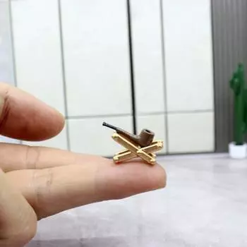 Мини-трубка и набор держателей 45669 Миниатюрные аксессуары для дома Куклы Миниатюрная трубка