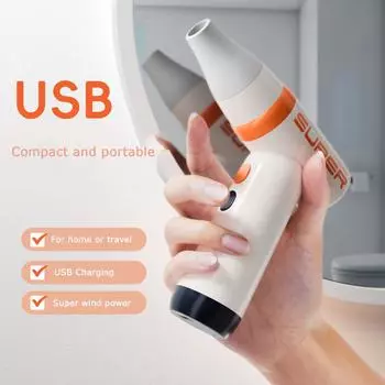 Mini Turbine Blower Jetfan Electric Compressed Air Duster Cleaner USB Charging Wireless Handheld Power Fan Mini Hair Dryer