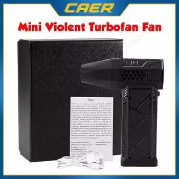 Mini Turbo Jet Fan 110000RPM Wind Speed 45m/s Brushless Motor Handheld Duct Car High-Performance Cyclone Turbo Electric Blower