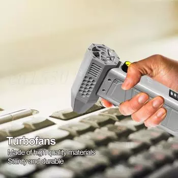 Mini Turbo Jet Fan 140000RPM Air Blower Turbo Violent Fan Brushless Motor Handheld Duct Fan Car Computer Cleaning Blower Tool белый
