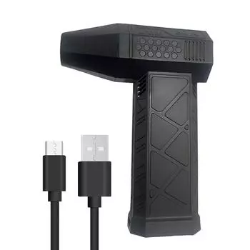 Mini Turbo Jet Fan Electric Air Duster with 3 Gear Adjustable 130000RPM Wind Speed 52m/s Car Computer Cleaning Blower Tool