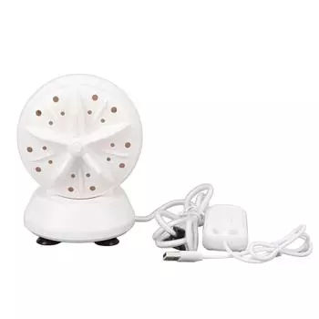 Турбо стиральная машина с 4 скоростями, регулируемая портативная ультразвуковая стиральная машина с кабелем длиной 0,2 фута для