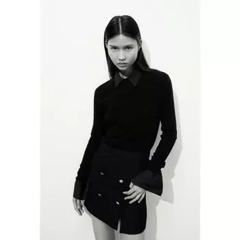 Мини-юбка HM черная 1084078001 32EUR 32P