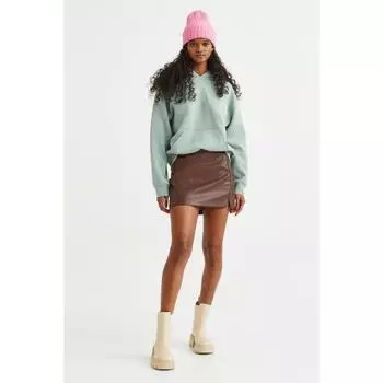 Мини-юбка HM Коричневая 1083280002