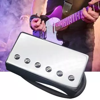 Мини ударопрочный компактный электрогитарный звукосниматель с двойной катушкой и грифом для профессионалов L