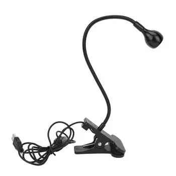 Мини-УФ-лампа для ногтей Портативная мини-УФ-лампа для ногтей Регулировка на 360 градусов Лампа для ногтей на гибкой шее