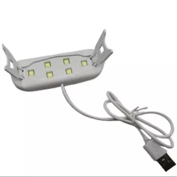 Мини-УФ-светодиодная лампа 12 Вт, зарядка через USB, машина для отверждения гель-лака, портативная сушилка для ногтей, источник питания от USB, УФ-лампа розовый