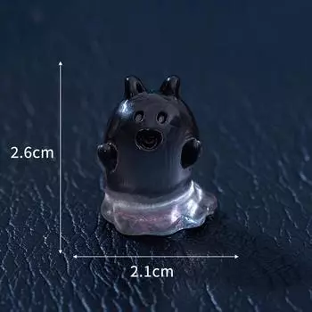 Мини-украшение на Хэллоуин, мультяшная кукла-призрак, фигурка, микропейзаж, украшение для дома, модель кукольного домика, интерьер автомобиля, декор рабочего стола