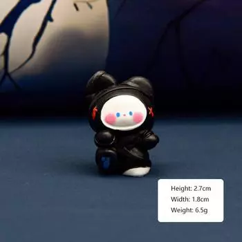 Мини-украшение на Хэллоуин, мультяшная тыква, привидение, метла, ведьма, фигурка, микропейзаж, интерьер автомобиля, украшение для домашнего рабочего стола