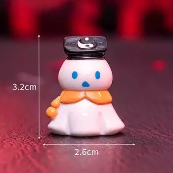 Мини-украшение на Хэллоуин, забавная тыква, страшная фигурка медведя-призрака, микропейзаж, интерьер автомобиля, украшение для домашнего рабочего стола