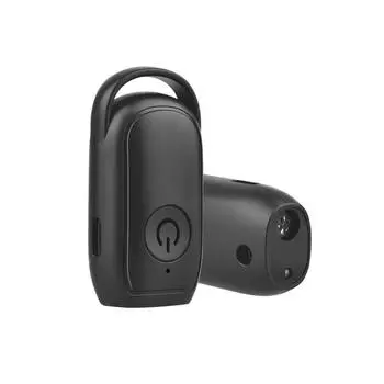 Мини-ультразвуковое устройство для отпугивания лая собак, портативное зарядное устройство Type-C со светодиодом чёрный