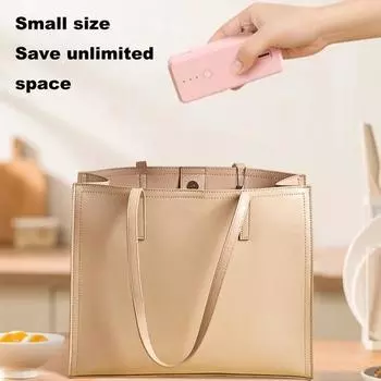 Мини-упаковщик пакетов и резак USB-перезаряжаемая машина для запечатывания пластика 2 в 1 белый