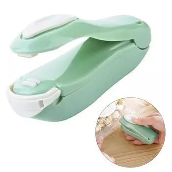 Мини-упаковщик пакетов, инструмент для термосварки, машина для запайки, портативный 2-в-1 USB аккумулятор, ручной вакуумный упаковщик пищевых продуктов для закусок, овощей розовый