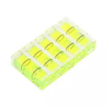 Мини-уровень-мини-пузырьковый спиртовой уровень, небольшие квадратные измерительные приборы, небольшие уровни, инструменты для разметки картин зелёный