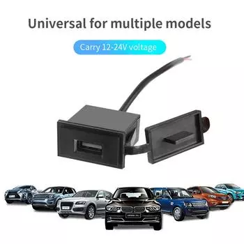 Mini USB Charger Socket 2.4A 12v For Motorcycle Auto Truck ATV Boat Car RV Bus Waterproof Power Adapter Outlet For All Phones