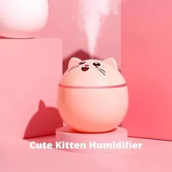 Mini USB Lucky Cat Humidifier Home Car Hydration Silent Big Spray Moisturizing Small Desktop Spray Office Home Accommodation белый