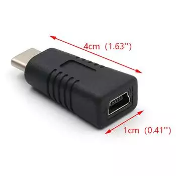 Мини-Usb-мама для типа C-папа адаптера Mini T-типа для кабеля для передачи данных