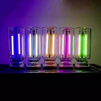 Мини USB светодиодный светильник 7 цветов RGB автомобильный USB светодиодный светильник для салона умный ноутбук теплый белый