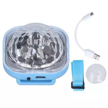 Мини USB светодиодный танцевальный светильник ABS кнопка звуковое управление автомобиль красочный светильник для танцевальных залов