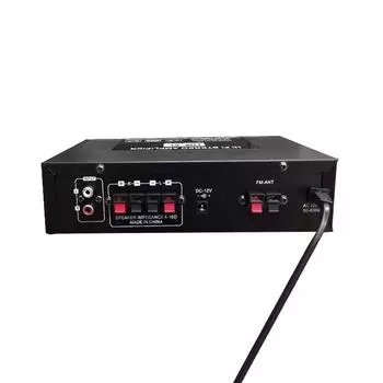 Мини-усилитель аудио Bluetooth стерео усилитель мощности FM-карта Bluetooth цифровой усилитель мощности чёрный