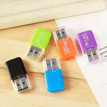 Мини-устройство чтения карт памяти USB 2.0 Интерфейс Micro SD Tf Flash Портативный адаптер 4*2cm