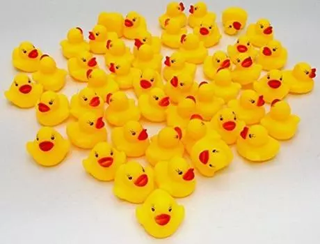 Мини-утка Imai со свистком для черпания 50 шт. (желтый) жёлтый