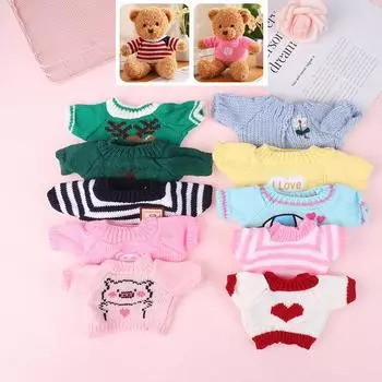 Мини-утки, плюшевые игрушки, аксессуары для 30 см, кафе, утка, собака, плюшевая одежда, повязка на голову, сумка, очки, наряд для 25-30 см, плюшевая игрушка