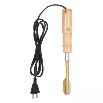 Мини-утюг 50 Вт, 220 В, легкий портативный электрический утюг с шнуром питания длиной 125 см для разглаживания волос коричневый