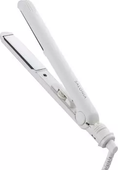 Мини-утюжок для волос SALONIA Mini Hair Straight White Доступно за рубежом MAX210 Поставляется с термостойким чехлом