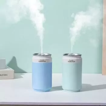 Мини-увлажнитель воздуха 260 мл, размер чашки колы, портативный USB-прохладный туманообразователь для спальни, дома, автомобиля, растения, очиститель воздуха H2O Humificador USB розовый