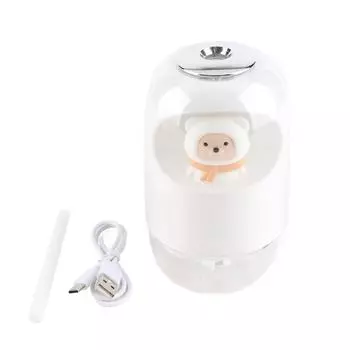 Мини-увлажнитель воздуха ABS USB зарядка бесшумный бытовой увлажнитель с ночником для спальни офиса