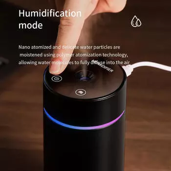 Мини-увлажнитель воздуха, автомобильный диффузор, перезаряжаемый, небольшой, 250 мл, освежитель воздуха, аромат эфирного масла